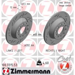 DISC ZIMMERMANN VAG BLACK Z