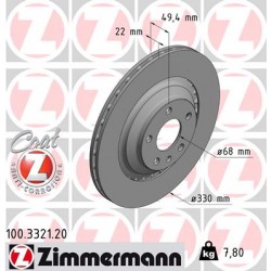 DISQUE ZIMMERMANN AUDI Coat Z
