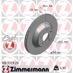 DISQUE ZIMMERMANN AUDI Coat Z
