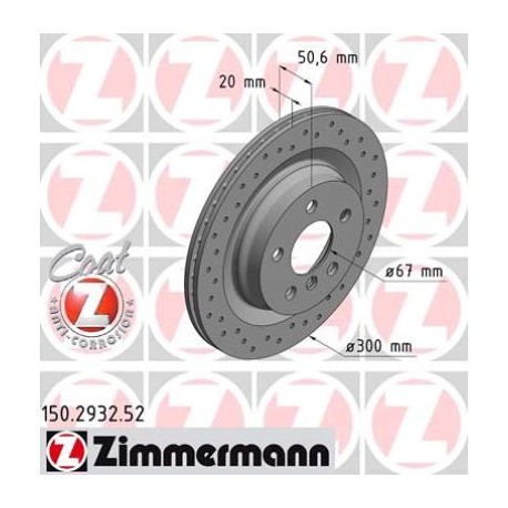 DISQUE ZIMMERMANN BMW SPORT Z