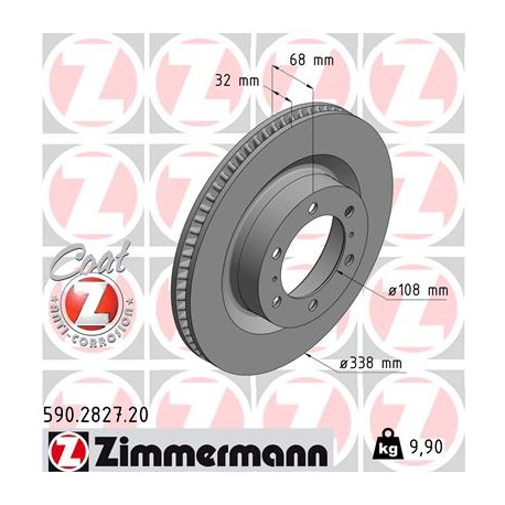 DISC ZIMMERMANN TOYOTA Coat Z