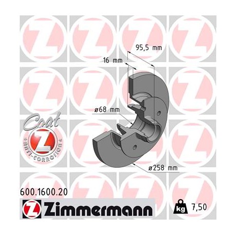 DISC ZIMMERMANN VAG Coat Z