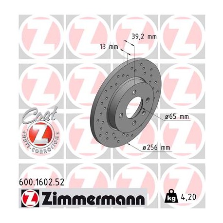 DISC ZIMMERMANN VAG SPORT Z