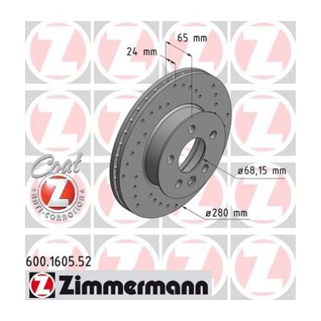 DISQUE ZIMMERMANN VAG SPORT Z