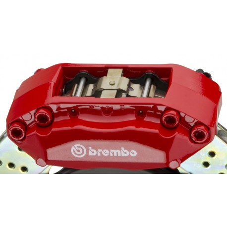 BREMBO CALIPER 4 PISTONS ROAD RED 40/36MM