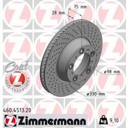 DISC ZIMMERMANN BS PORSCHE RIGHT SIDE Coat Z
