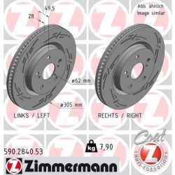 DISQUE ZIMMERMANN TOYOTA BLACK Z