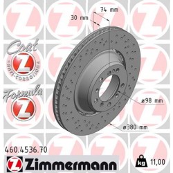 DISQUE ZIMMERMANN PORSCHE FORMULA Z LEFT Coat Z
