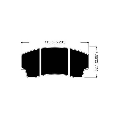 CL BRAKES RC6-E RACING BRAKE PADS