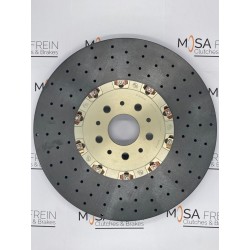 PAIRE AV DISQUES CC SURFACE TRANSFORMS FERRARI 398x38mm