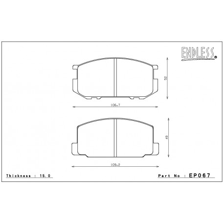 EP067 SSM PLUS ENDLESS RACING REMBLOKKEN