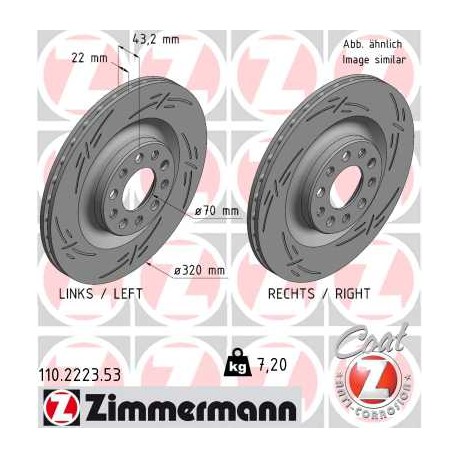 DISC ZIMMERMANN ALFA ROMEO SPORT Z